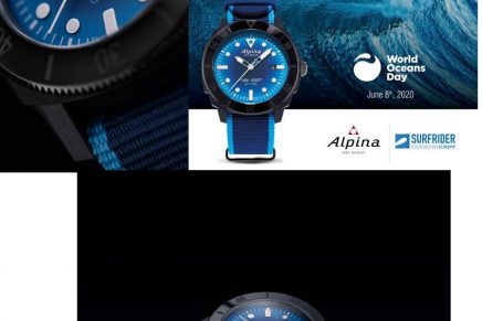 Alpina Seastrong Diver Gyre Automatic debuts a watch made from fishing nets