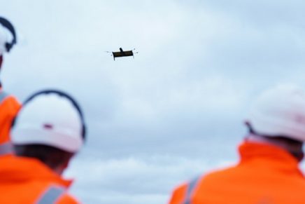 VTOL flying wing is now surveying 2 km autonomously and out of the sight of the pilot