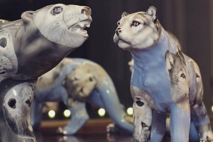 Hand painted animals by Herend for Asprey. The ultimate edition of the Monkey Orchestra