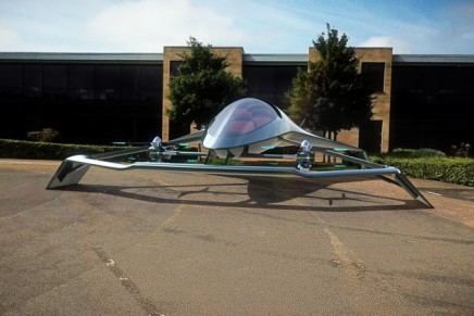 Luxury personal air mobility: Aston Martin Volante Vision autonomous flying car concept