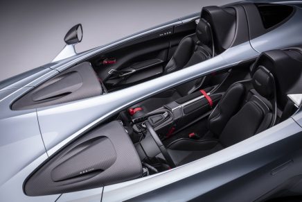 Aston Martin V12 Speedster – the open, uncompromising two-seater layout with only 88 examples