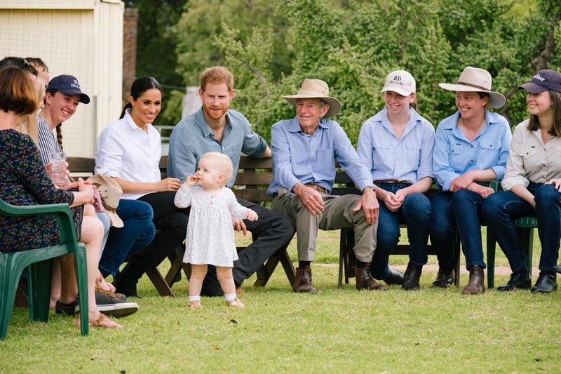 At Mountain View Farm The Duke and Duchess met the Woodley Family