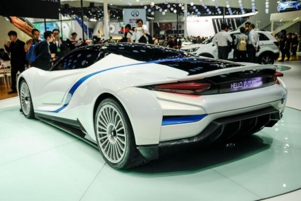 BAIC Arcfox-7 concept – a 600+hp Chinese electric supercar