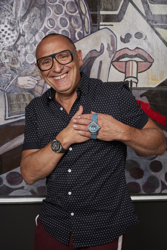 BIG BANG ONE CLICK MARC FERRERO - Marc Ferrero wearing the Hublot watch