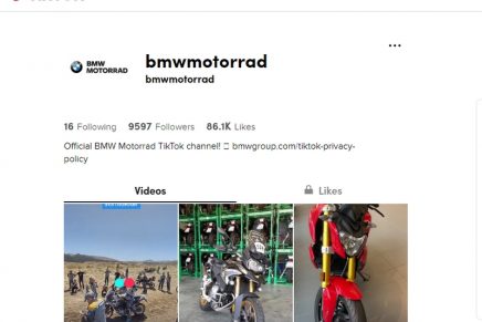 BMW Motorrad – the first motorcycle manufacturer to use TikTok