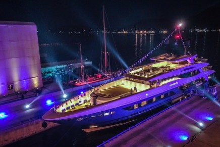 Baglietto unveiled the biggest yacht built by the historic Italian shipyard in its recent history