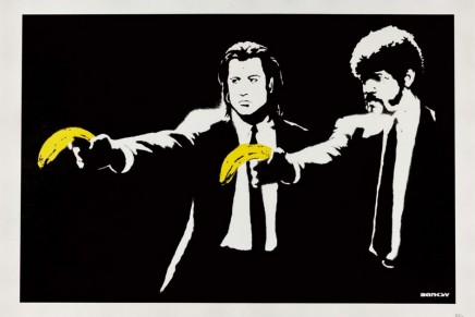 Banksy’s most sought-after provocative prints offered in dueling auctions