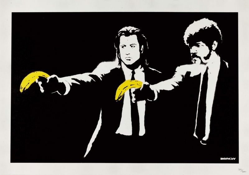 Banksy, Pulp Fiction Sotheby’s.
