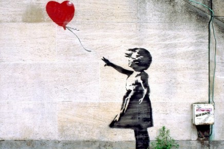 Banksy stencil soars past Hay Wain as UK’s favourite work of art