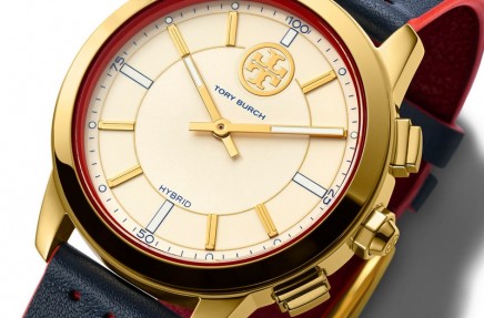 tory burch collins hybrid watch