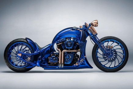 Bucherer x Harley-Davidson Blue Edition – a handmade motorbike par excellence, which took over 2,500 hours of work to produce