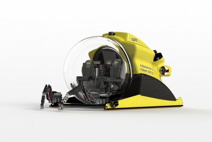 World’s first transparent 3-person submersible capable of diving to 1,700 meters