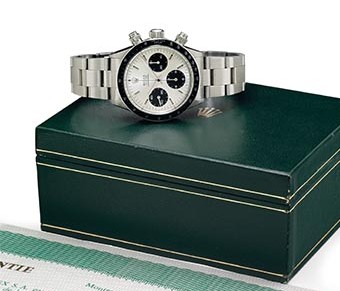 Christie’s hard-to-find vintage and luxury men’s timepieces