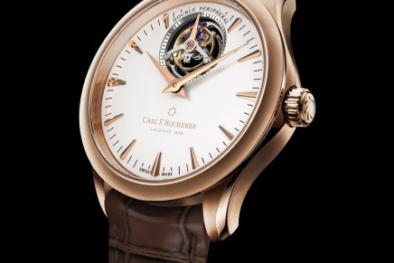 Carl F. Bucherer launches a world first at Baselworld 2018: Manero Tourbillon Double Peripheral, a masterpiece with floating tourbillon