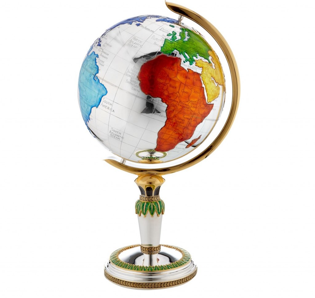 Carrs Silver Enamelled Silver Plated Globe