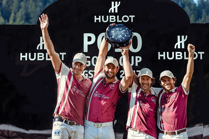 Cedric Schweri and his Team BANQUE ERIC STURDZA won the 22nd Hublot Polo Gold Cup in Gstaad-