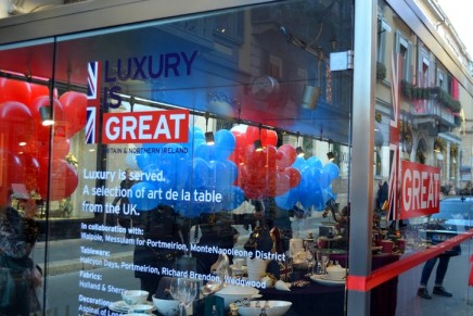 Luxury is served. Celebrating GREAT British Luxury in Milan