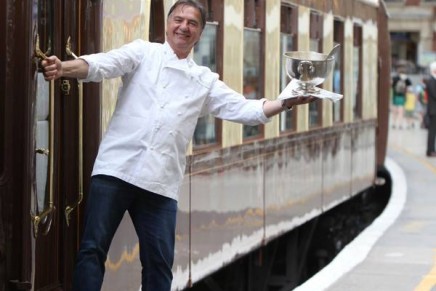 Pop-up dinners aboard luxury trains in the UK