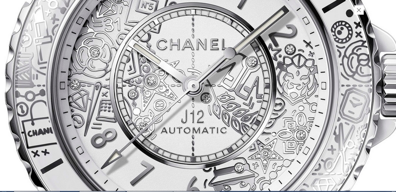 Chanel celebrates the 20th anniversary of the J12 watch so here's