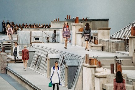 Streamlined Chanel collection shines in Paris despite catwalk crasher