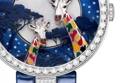 At the heart of a savannah at night: Chaumet Trésors d’Afrique Espiègleries