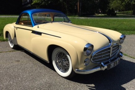 This very rare Delahaye 235 coupe is one of the last examples of the luxury automobile built by the French marque