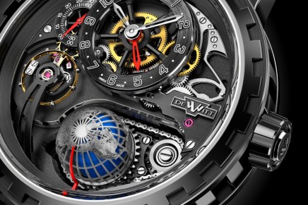 DeWitt Academia Hour Planet  – the veritable marriage of the world of mechanics and the world of travel