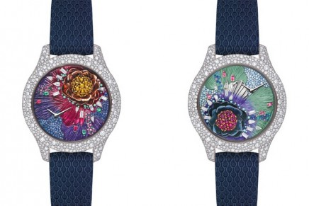 Dior’s Grand Soir Botanic watches turn the spotlight on flowers that seem to be growing under the glass