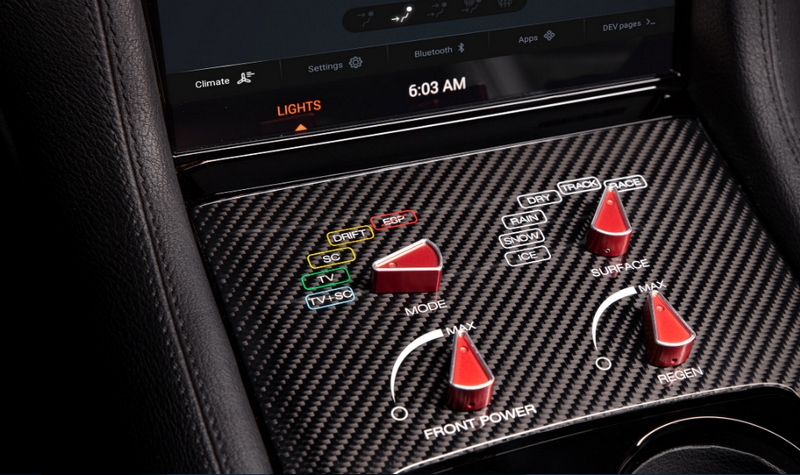 Drako Motors GTE 2019-Dialed-In Driver Control