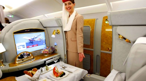 EMIRATES FIRST CLASS TO MILAN ONE-WAY FOR 75,000 MILES