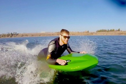 Seeking for aquatic thrills with the Electric Jet Body Board