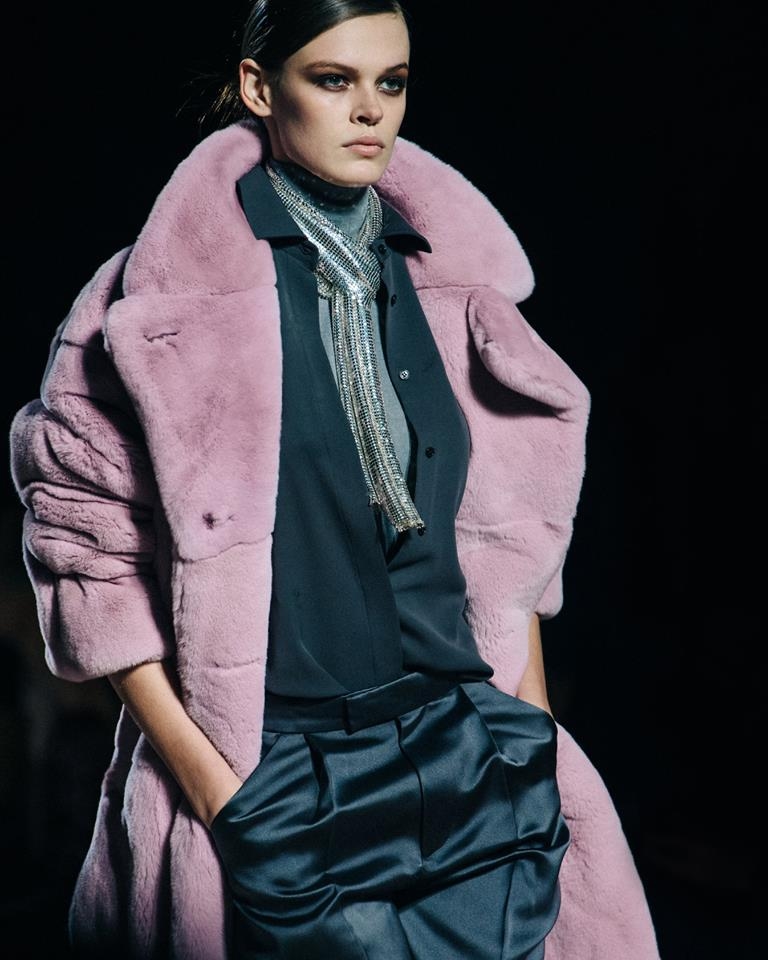 Elegant outerwear from the TOM FORD AW19 Show