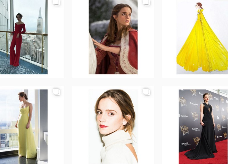 Emma Watson Instagram Account For eco-friendly fashion looks