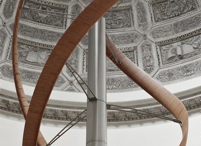 The wind sculpture that produces clean energy