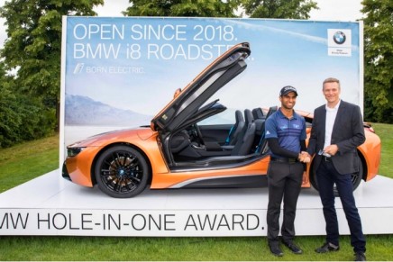 BMW Hole-In-One Award 2018: England’s Aaron Rai wins the new BMW i8 Roadster with a hole in one