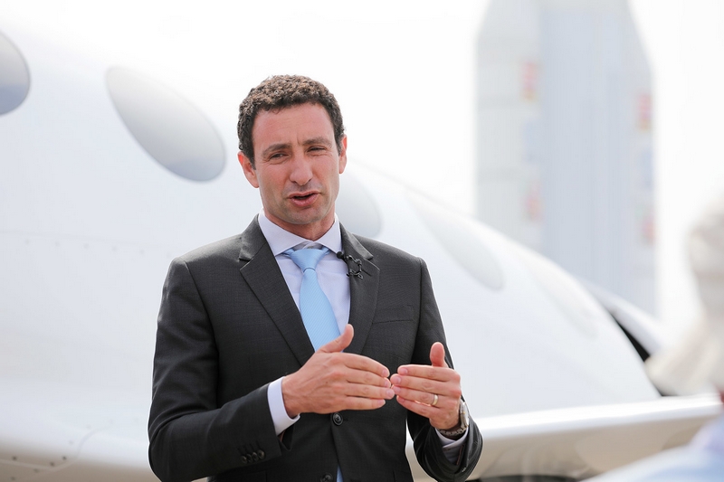 Eviation CEO, Omer Bar-Yohay reveals all-electric Alice at the Paris Air Show