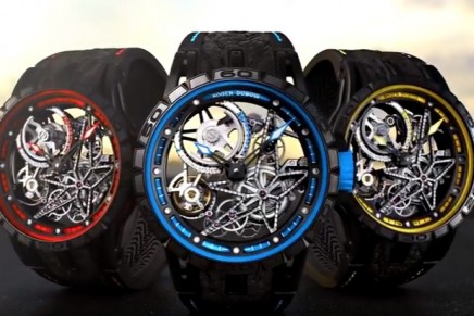 Dare to be rare: Excalibur Spider Pirelli timepieces are performed with winning motorsport rubber