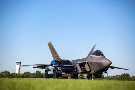 Collector’s edition vehicles: This one-of-a-kind F-150 Raptor inspired by the F-22 fighter jet sells for $300,000