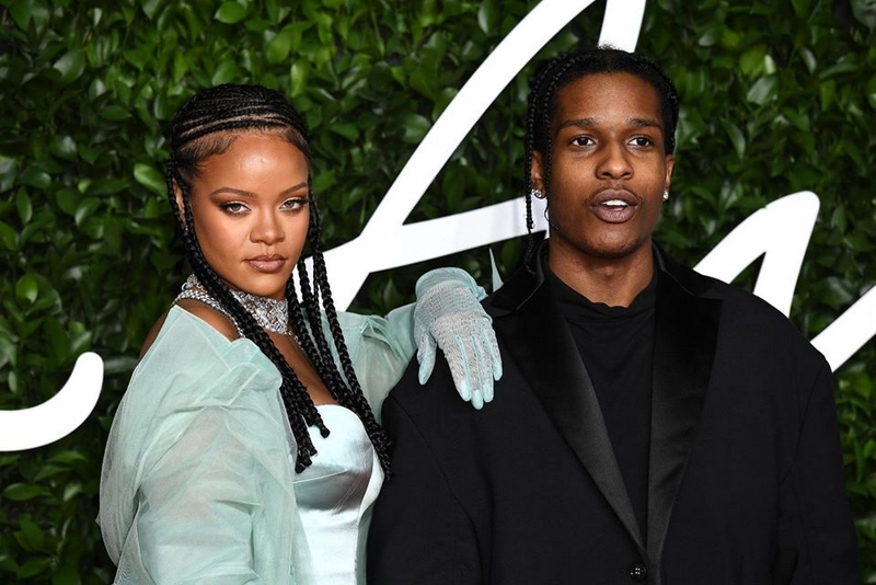 Fashion Awards 2019 ASAP Rocky & Rihanna — at Royal Albert Hall