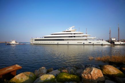 99.95-metre Moonrise – the largest superyacht by waterline length built in the Netherlands to date