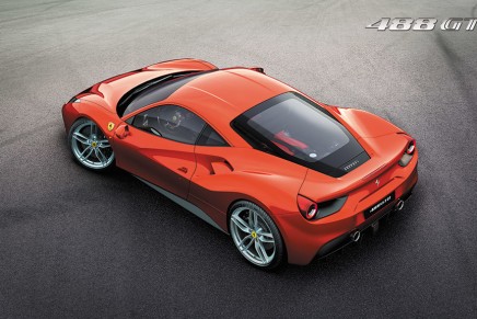 The first mid-engine V8 Ferrari in history to get a turbocharger