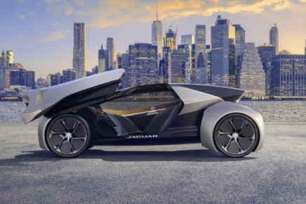 Fully autonomous but driveable, too. Future-Type Concept