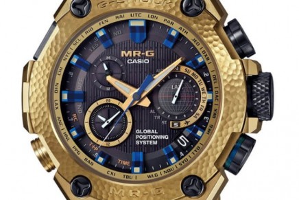 Limited edition 300 MR-G Gold Hammer Tone Timepieces Created for the MR-G 20th Anniversary