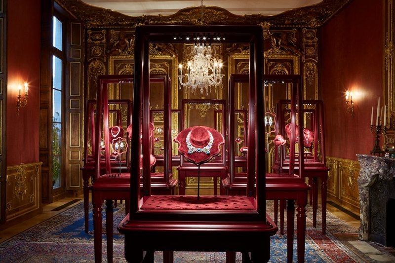 Garden of Delights the first Gucci High Jewelry collection by Alessandro Michele on display at Hôtel de La Salle, Paris 2019 July