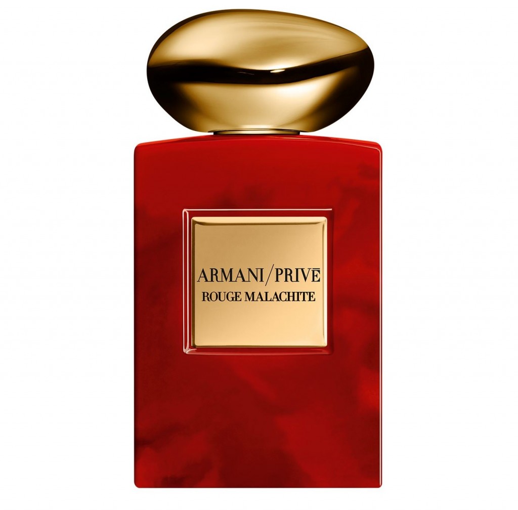 Giorgio Armani Rouge Malachite perfume bottle