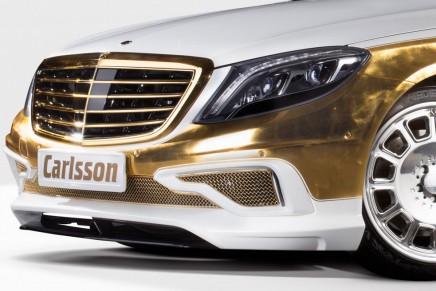 2014 Geneva Motor Show: Gold-plated Carlsson CS50 Versailles