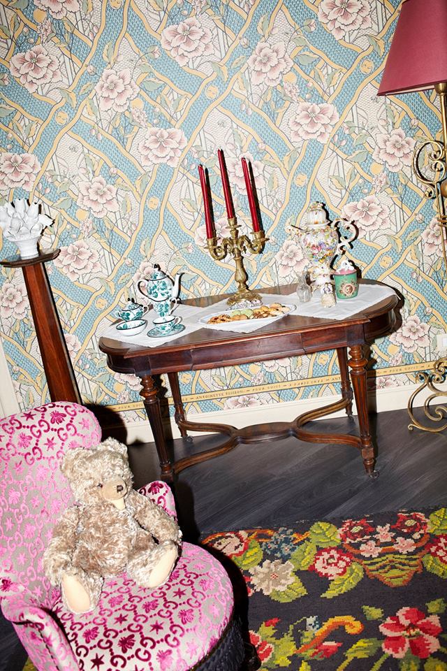 Gucci Décor by Alessandro Michele - the boutique showcases furniture, decorative pieces and whimsical wallpapers