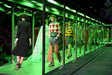 Milan fashion week: Gucci embraces its brilliant absurdity with fluid show