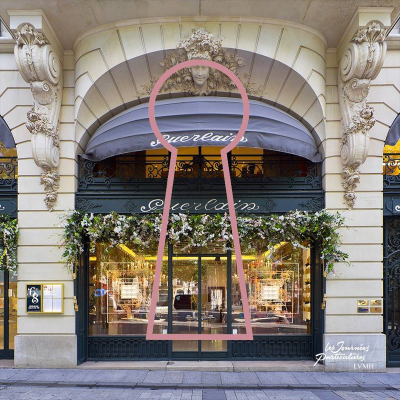 Guerlain emblematic flagship boutique 68 avenue des Champs-Elysées in Paris