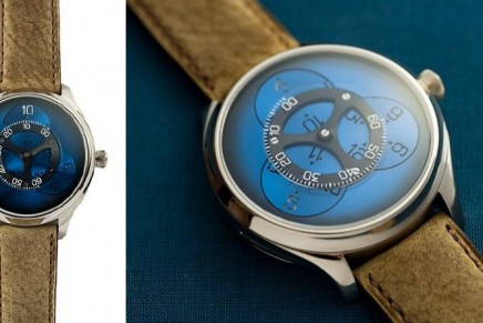 Something new, blue and pretty wild: H. Moser & Cie Endeavour Flying Hours watch